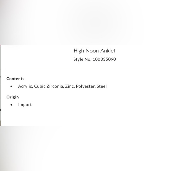 NWT Free People High Noon Anklet in Banana Cream Yellow Orange Gold New - Picture 5 of 5